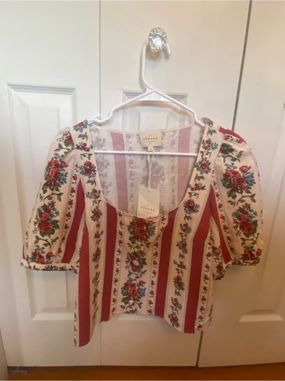Sezane Laurie Blouse - Size 6 - Picture 3 of 4